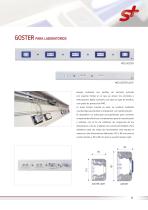 Sostel. Sistemas de alimentación para uso médico Paneles de Cabecera serie KABEL - 11