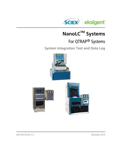 NanoLCTM Systems For QTRAP&reg; Systems