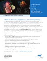 CAE Vimedix ultrasound simulator - tech sheet OB-GYN