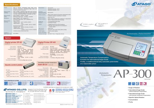 Automatic Polarimeter AP-300