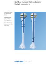 Clavo intramedular para húmero MULTILOC Depuy Synthes porción proximal #1 Clavo intramedular para húmero MULTILOC Depuy Synthes porción proximal