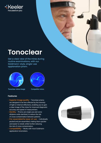 Tonoclear flyer