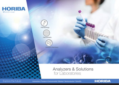 Analyzers & Solutions  for Laboratories