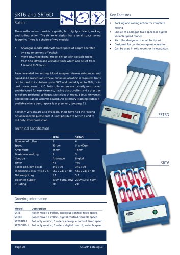 Analogue tube rollers - SRT6, SRT9