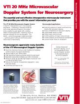 VTI 20 MHz Microvascular Doppler System for Neurosurgery