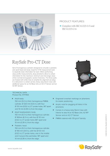 RaySafe Pro-CT Dose