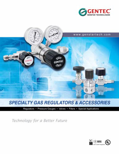 Specialty Gas Regulators & Accessories