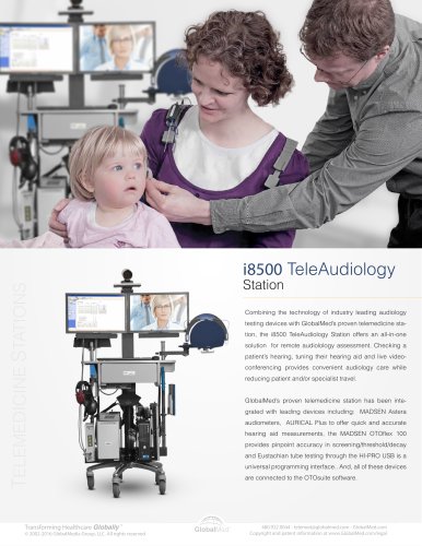 i8500 TeleAudiology Station