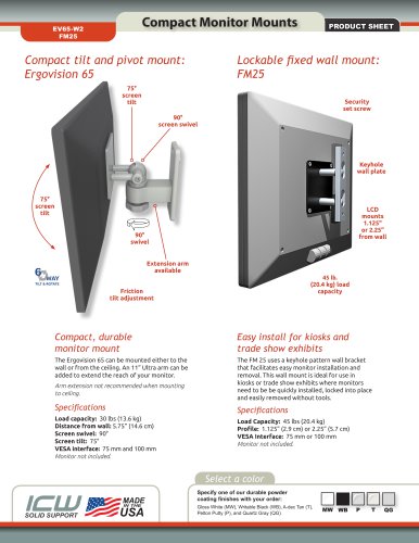 Compact Monitor Mounts