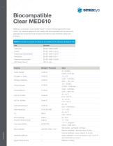 Biocompatible Clear MED610