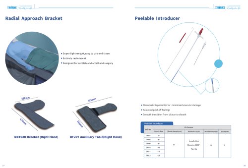 Demax Radial Approach Bracket & Peelable Introducer