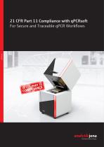 21 CFR Part 11 Compliance with qPCRsoft