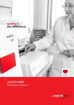 multi EA 4000: for macro elemental analysis