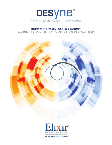 DESyne Novolimus Eluting Coronary Stent System