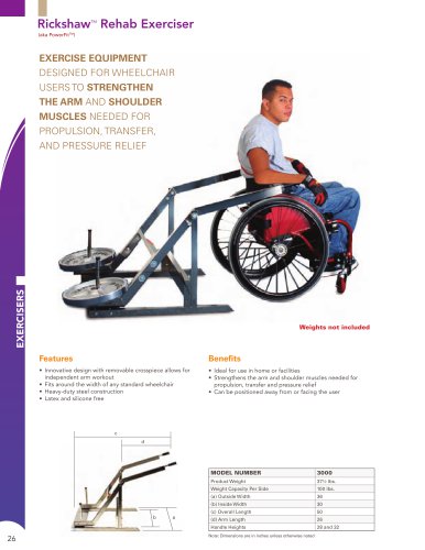 Rickshaw Rehab Exerciser