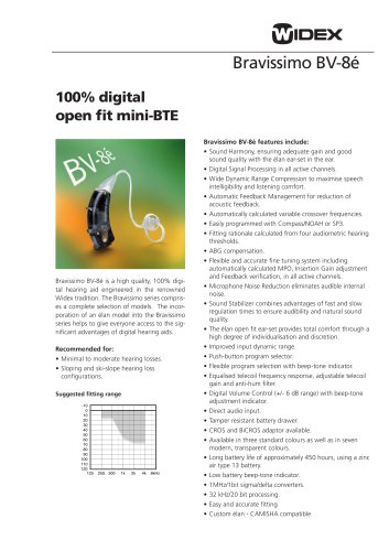 BV-8é data sheet