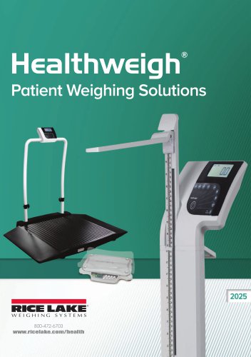 Healthweigh&reg; Patient Weighing Solutions 2025
