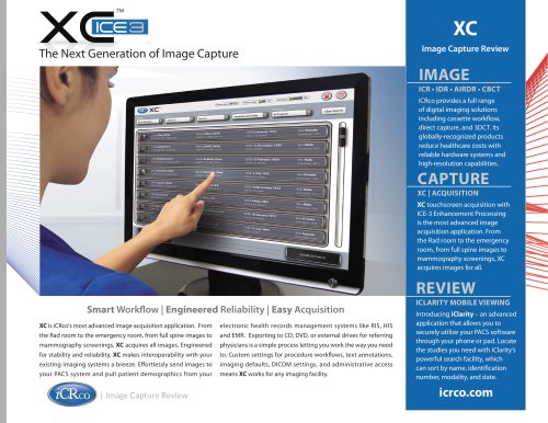 XC The Next Generation of Image Capture