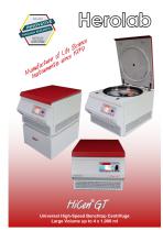 HiCen GT - Large Volume Table Top centrifuge