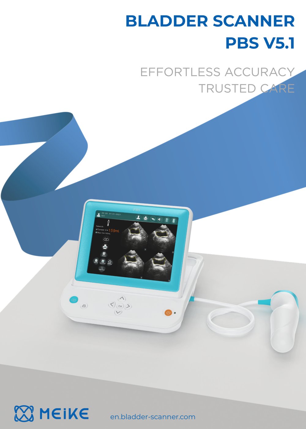 Portable Bladder Scanner PBS V5.1 - Mianyang Meike Electronic Equipment