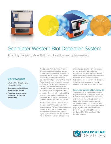 ScanLater Western Blot Detection System