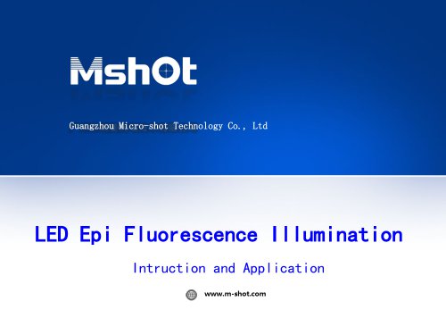 MSHOT LED fluorescence illumination