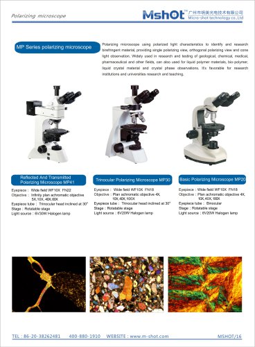 Polarizing Microscopes