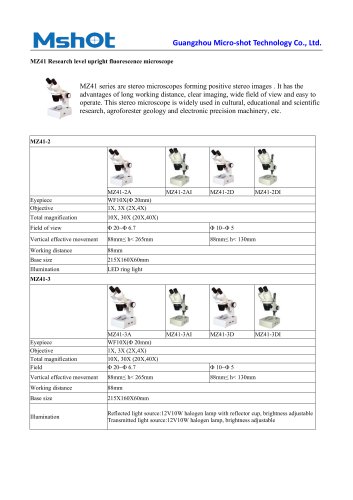 Stereo microscope