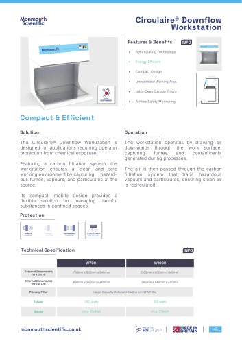 Circulaire&reg; Downflow Workstation