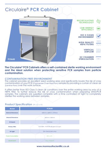 Circulaire® PCR Cabinet