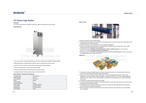 477-478 IVC Mouse Cage System