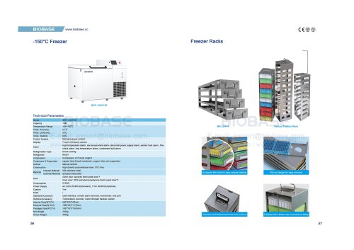 56-57 -150&deg;C Freezer BDF-150H128