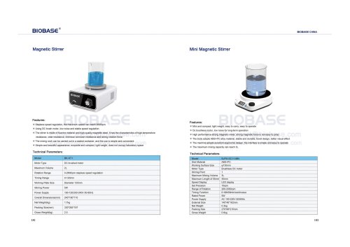  Magnetic Stirrer & Mini Magnetic Stirrer