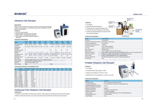 Ultrasonic Cell Disruptor