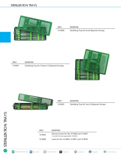 STERILIZATION TRAYS