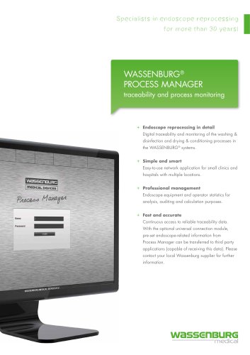 WASSENBURG® PROCESS MANAGER