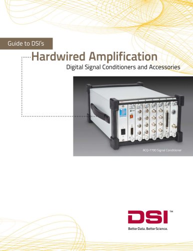 Digital Signal Conditioners and Accessories