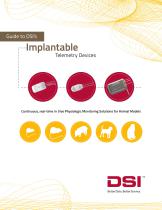 DSI Implantable Telemetry brochure - US & Europe