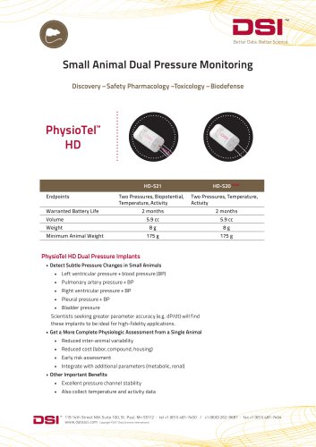 Dual Pressure Implants