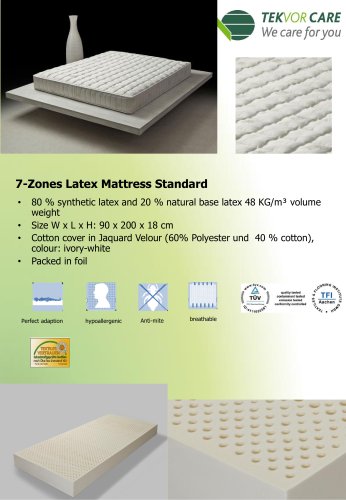 7-Zones Latex Mattress Standard