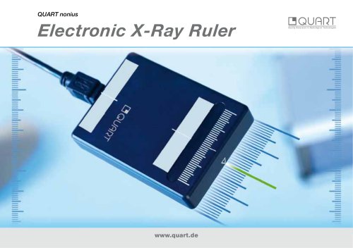 Electronic X-Ray Ruler