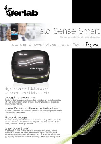 Halo Sense Smart - Sensor de contaminación para laboratorio