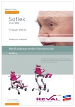 SOFLEX II - Electrical multifunctional comfort shower chair