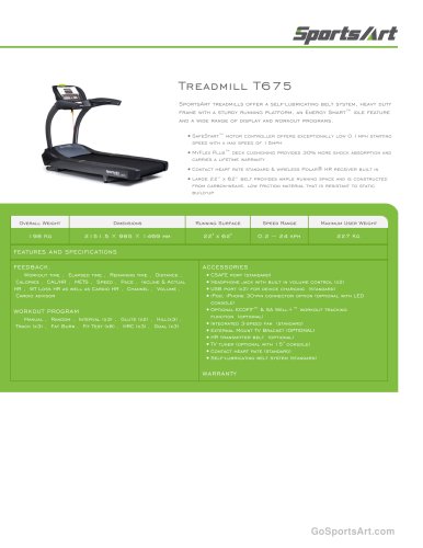 Treadmill T675