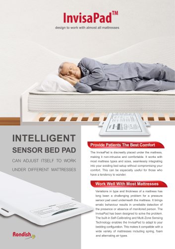 InvisaPad Under-Mattress Patent Bed Pad