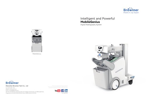 Browiner Digital Mobile Radiography unit MobileGenius(Upgraded)