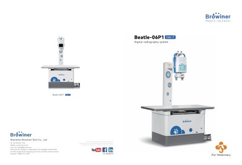 Browiner Veterinary X-ray System Beatle-06P1(Vet-T)