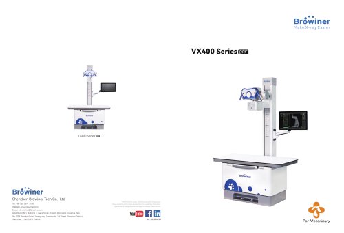 Browiner Veterinary X-ray System VX400 Series(DRF)