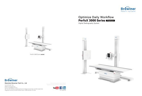 radiography system  with table PerfoX 3000 Premium