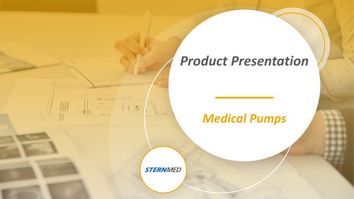 SternMed Product Presentation Medical Pumps